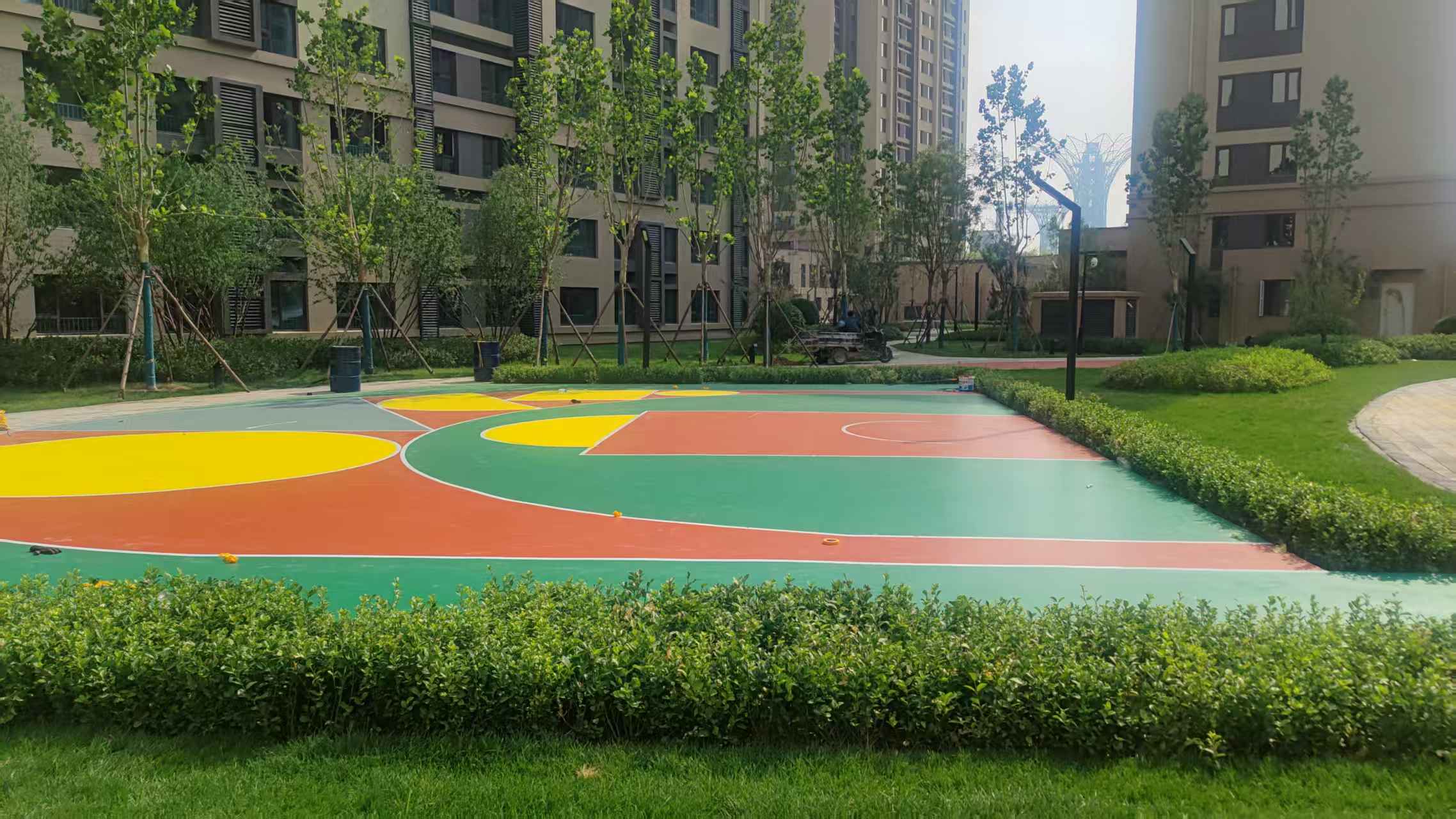 清远市硅PU塑胶地坪 - 方案